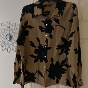 Halston Silk Blouse, size 16